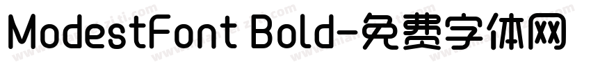 ModestFont Bold字体转换